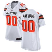 Add Nike Cleveland Browns Womens White Custom Game Jersey To Your NFL Collection