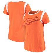 Add Cincinnati Bengals Junk Food Women's Retro Sport T-Shirt – Orange/White To Your NFL Collection