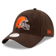 Add Cleveland Browns New Era Women's Core Classic Primary 9TWENTY Adjustable Hat - Brown To Your NFL Collection