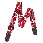 Add San Francisco 49ers Woodrow Guitar Guitar Strap To Your NFL Collection