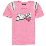 Jacksonville Jaguars New Era Girls Youth Star of the Game Tri-Blend T-Shirt – Pink