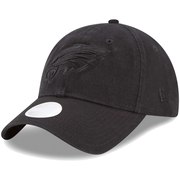 Add Philadelphia Eagles New Era Women's Black on Black Core Classic 9TWENTY Adjustable Hat To Your NFL Collection