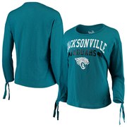 Add Jacksonville Jaguars Touch by Alyssa Milano Women's On The Fly Long Sleeve T-Shirt - Teal To Your NFL Collection