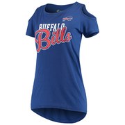 Add Buffalo Bills G-III 4Her by Carl Banks Women's Make the Cut Scoop Neck Cold Shoulder T-Shirt – Royal To Your NFL Collection