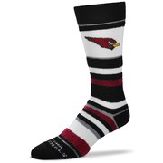 Add Arizona Cardinals For Bare Feet Women's Soft Stripe Quarter-Length Socks To Your NFL Collection