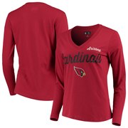 Add Arizona Cardinals G-III 4Her by Carl Banks Women's Preseason V-Neck Long Sleeve T-Shirt – Cardinal To Your NFL Collection