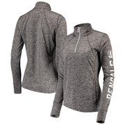 Add Cincinnati Bengals G-III 4Her by Carl Banks Women's Class Pass Quarter-Zip Pullover Jacket – Heathered Gray To Your NFL Collection