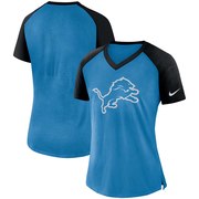 Add Detroit Lions Nike Women's Top V-Neck T-Shirt – Blue/Black To Your NFL Collection