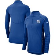 New York Giants Nike Women's Core Half-Zip Pullover Jacket - Royal