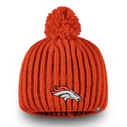 Add Denver Broncos NFL Pro Line by Fanatics Branded Women's Iconic Ace Knit Beanie – Orange To Your NFL Collection