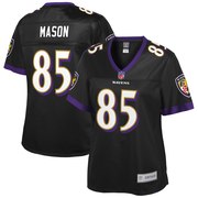 Add Derrick Mason Baltimore Ravens NFL Pro Line Women's Retired Player Jersey – Black To Your NFL Collection