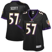 Add Bart Scott Baltimore Ravens NFL Pro Line Women's Retired Player Jersey – Black To Your NFL Collection