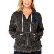 Add Carolina Panthers Soft as a Grape Women's Plus Size Shadow Full-Zip Hoodie - Heathered Black To Your NFL Collection