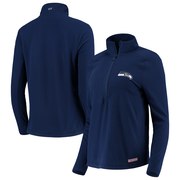 Seattle Seahawks Vineyard Vines Women's Perf Grid Fleece Half-Zip Pullover Jacket – College Navy