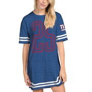 Add New York Giants Junk Food Women's Varsity Stripe Tri-Blend Dress – Heathered Royal To Your NFL Collection