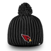 Add Arizona Cardinals NFL Pro Line by Fanatics Branded Women's Iconic Ace Knit Hat With Pom – Black To Your NFL Collection