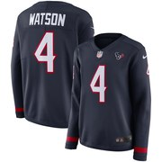 Add Deshaun Watson Houston Texans Nike Women's Therma Long Sleeve Jersey – Navy To Your NFL Collection