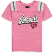 Add Cincinnati Bengals New Era Girls Youth Star of the Game Tri-Blend T-Shirt – Pink To Your NFL Collection