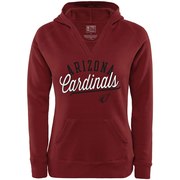 Add Arizona Cardinals NFL Pro Line by Fanatics Branded Women's Showtime White Out Deep V Hoodie – Cardinal To Your NFL Collection