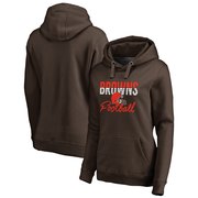 Add Cleveland Browns NFL Pro Line by Fanatics Branded Women's Free Line Pullover Hoodie - Brown To Your NFL Collection