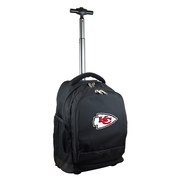Kansas City Chiefs 19'' Premium Wheeled Backpack - Black