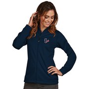 Add Houston Texans Women's Antigua Full-Zip Golf Jacket - Navy To Your NFL Collection