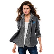 Add Detroit Lions Majestic Women's Awesome Sight Blazer - Charcoal To Your NFL Collection