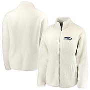 Add Seattle Seahawks NFL Pro Line by Fanatics Branded Women's Sherpa Full-Zip Jacket – Cream To Your NFL Collection