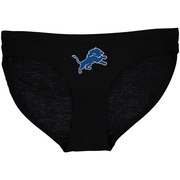 Add Detroit Lions Concepts Sport Women's Solid Logo Panties - Black To Your NFL Collection