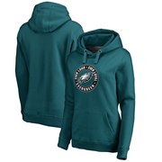 Add Philadelphia Eagles NFL Pro Line by Fanatics Branded Women's Hometown Collection Evergreen Pullover Hoodie - Midnight Green To Your NFL Collection