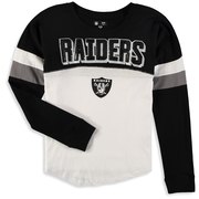 Add Oakland Raiders New Era Girls Youth Baby Jersey Long Sleeve T-Shirt – White/Black To Your NFL Collection