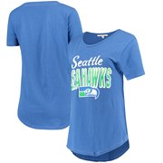 Add Seattle Seahawks Junk Food Women's Game Time T-Shirt - Royal To Your NFL Collection