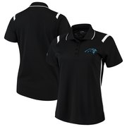 Add Carolina Panthers Antigua Women's Merit Polo – Black/White To Your NFL Collection