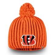 Add Cincinnati Bengals NFL Pro Line by Fanatics Branded Women's Iconic Ace Knit Beanie – Orange To Your NFL Collection