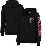 Add Atlanta Falcons Women's Extra Point 2 Hit Full-Zip Hoodie - Black To Your NFL Collection