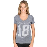 Add Peyton Manning Denver Broncos Majestic Women's Change of Possession Name & Number T-Shirt - Navy To Your NFL Collection