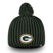 Add Green Bay Packers NFL Pro Line by Fanatics Branded Women's Iconic Ace Knit Beanie – Green To Your NFL Collection