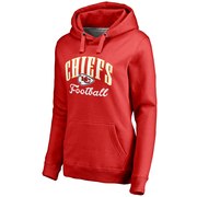 Order Kansas City Chiefs NFL Pro Line Women's Victory Script Pullover Hoodie - Red at low prices.