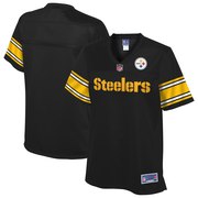 Add Pittsburgh Steelers NFL Pro Line Women's Front Hit Fashion Jersey – Black To Your NFL Collection