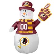 Add Washington Redskins 7' Inflatable Snowman To Your NFL Collection