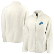Add Detroit Lions NFL Pro Line by Fanatics Branded Women's Sherpa Full-Zip Jacket – Cream To Your NFL Collection