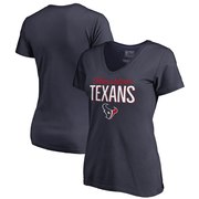 Add Houston Texans NFL Pro Line by Fanatics Branded Women's Nostalgia T-Shirt - Navy To Your NFL Collection