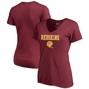 Add Washington Redskins NFL Pro Line by Fanatics Branded Women's Vintage Team Lockup V-Neck T-Shirt - Burgundy To Your NFL Collection