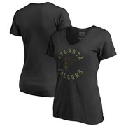 Add Atlanta Falcons NFL Pro Line by Fanatics Branded Women's Camo Collection Liberty V-Neck T-Shirt – Black To Your NFL Collection