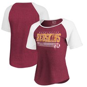 Add Washington Redskins NFL Pro Line by Fanatics Branded Women's Throwback Collection Fast Pass Tri-Blend T-Shirt - Burgundy To Your NFL Collection