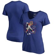 Add David Tyree New York Giants NFL Pro Line by Fanatics Branded Women's Helmet Catch V-Neck T-Shirt - Royal To Your NFL Collection