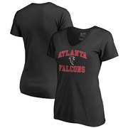 Add Atlanta Falcons NFL Pro Line by Fanatics Branded Women's Vintage Collection Victory Arch V-Neck T-Shirt - Black To Your NFL Collection