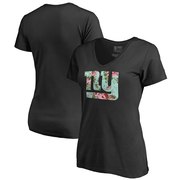 Add New York Giants NFL Pro Line by Fanatics Branded Women's Lovely V-Neck T-Shirt - Black To Your NFL Collection