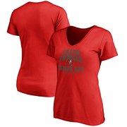 Add Tampa Bay Buccaneers NFL Pro Line Women's Faith Family T-Shirt - Red To Your NFL Collection