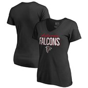 Add Atlanta Falcons NFL Pro Line by Fanatics Branded Women's Nostalgia T-Shirt - Black To Your NFL Collection